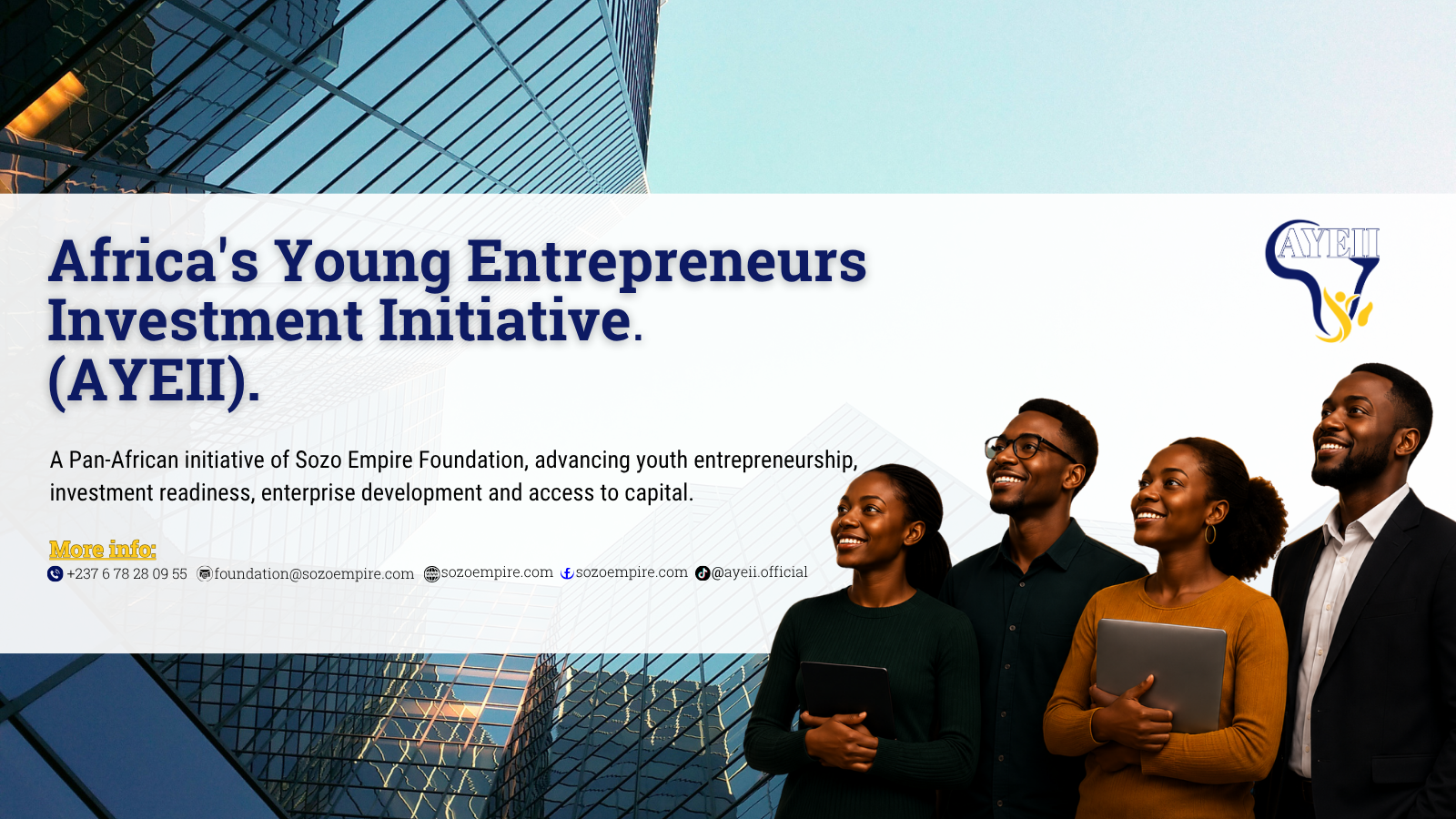 Africa's Young Entrepreneurs Investment Day (AYEID) Cameroon 2nd Edition - REGISTRATION FORM A