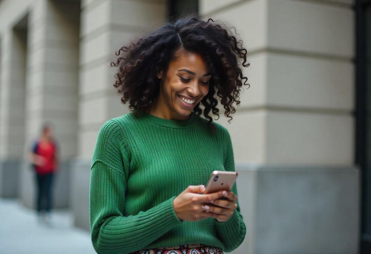 Woman with Phone